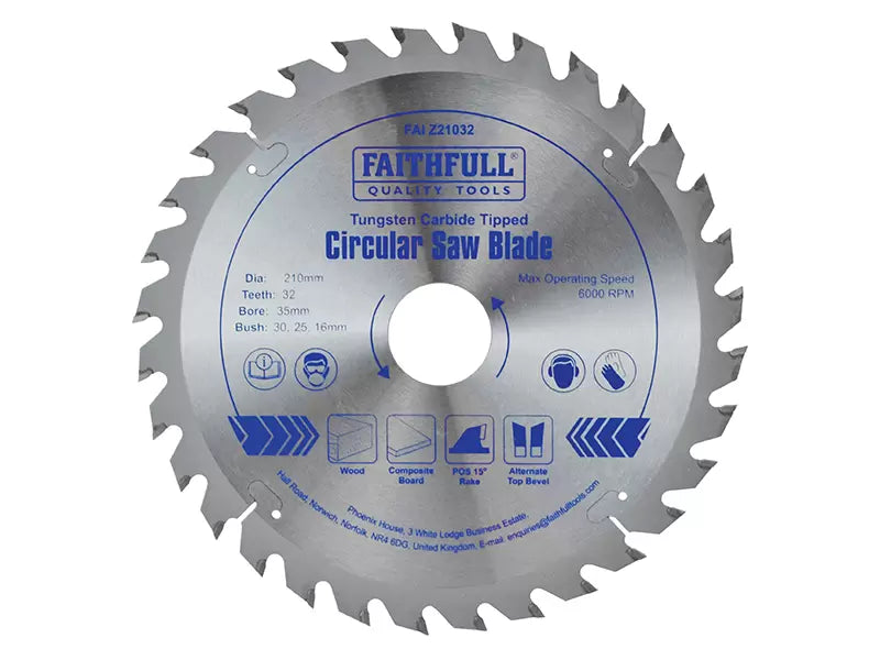 Circular Saw Blade 210mm 32T