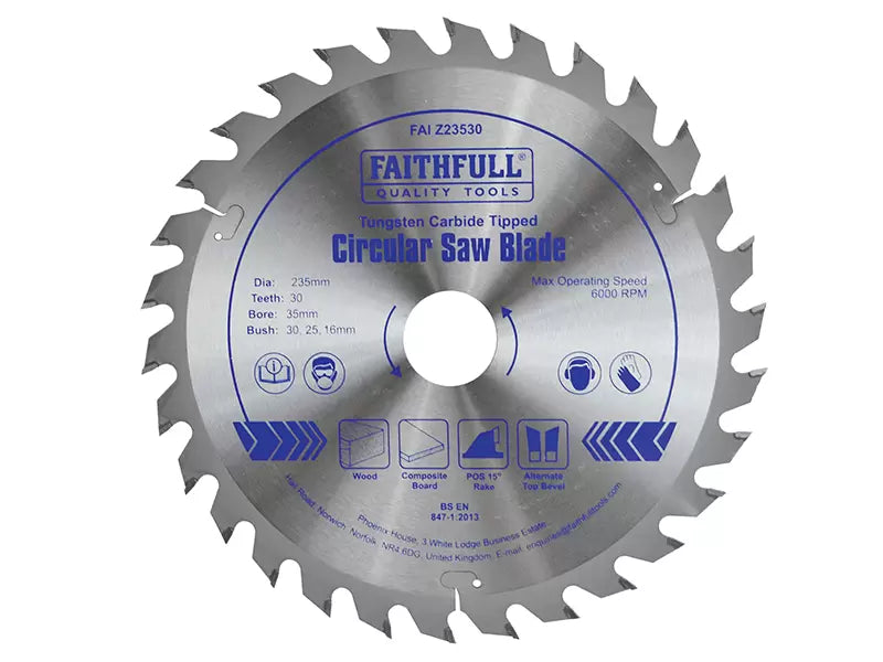 Circular Saw Blade 235mm 30T