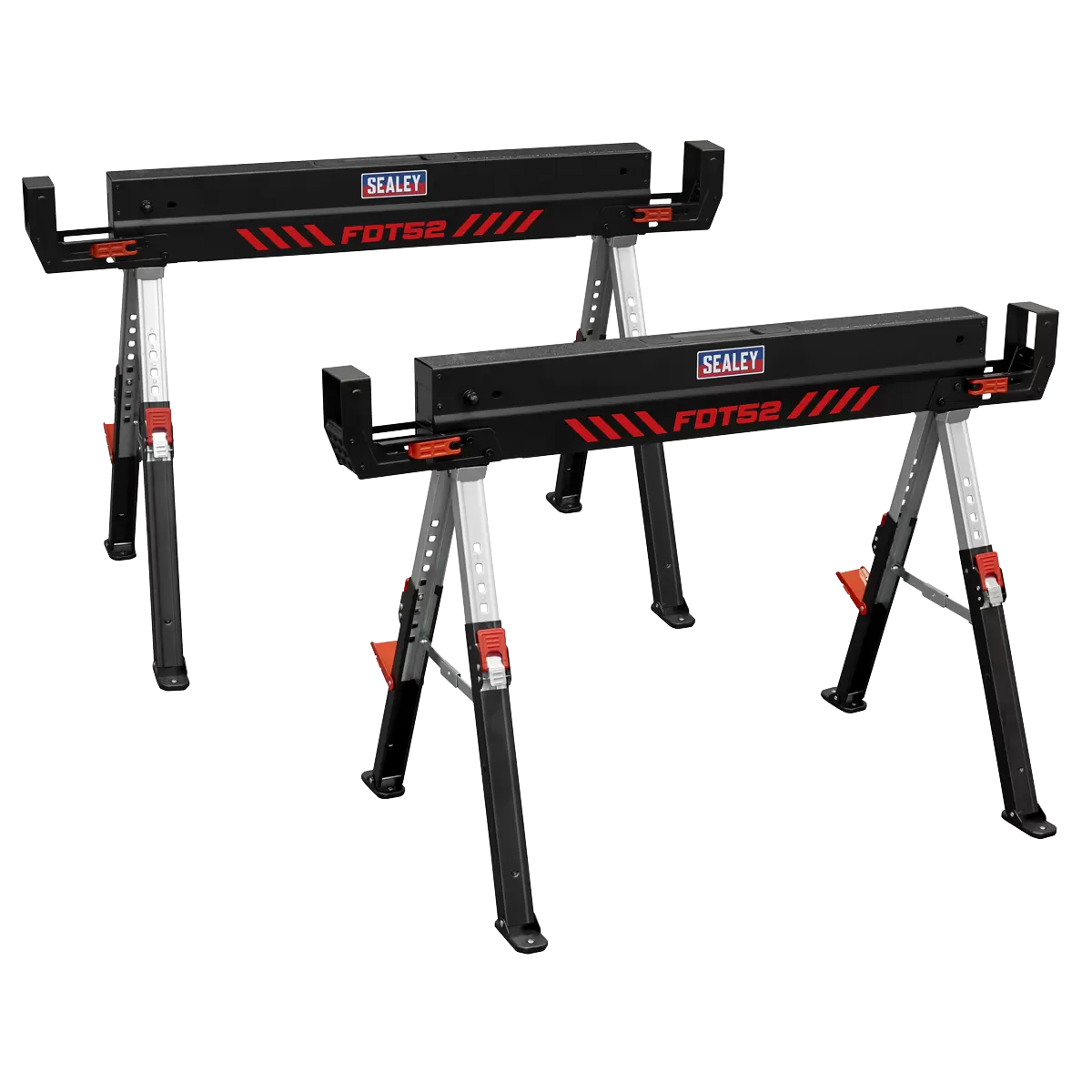 Sealey Adjustable Sawhorse Set 2pc