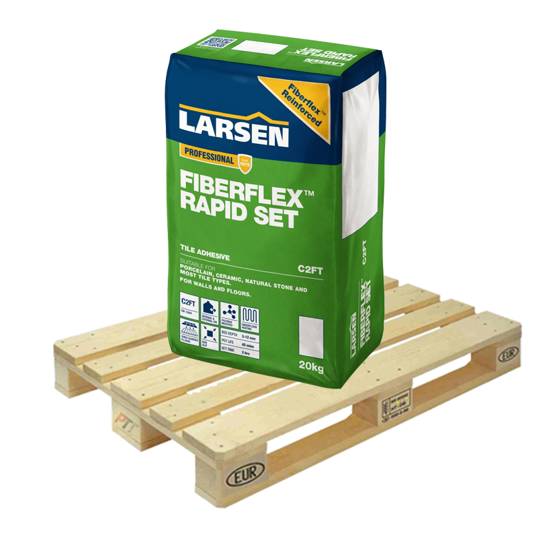 Larsen Pro Rapid Set Flexible C2 Grey Tile Adhesive Full Pallet