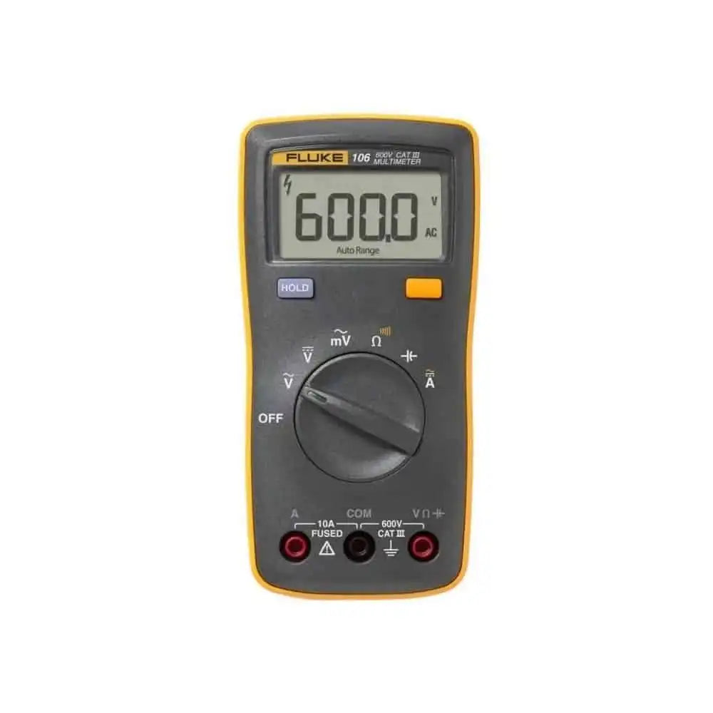 Fluke Palm-Sized Digital Multimeter – CAT III 600V, 10A