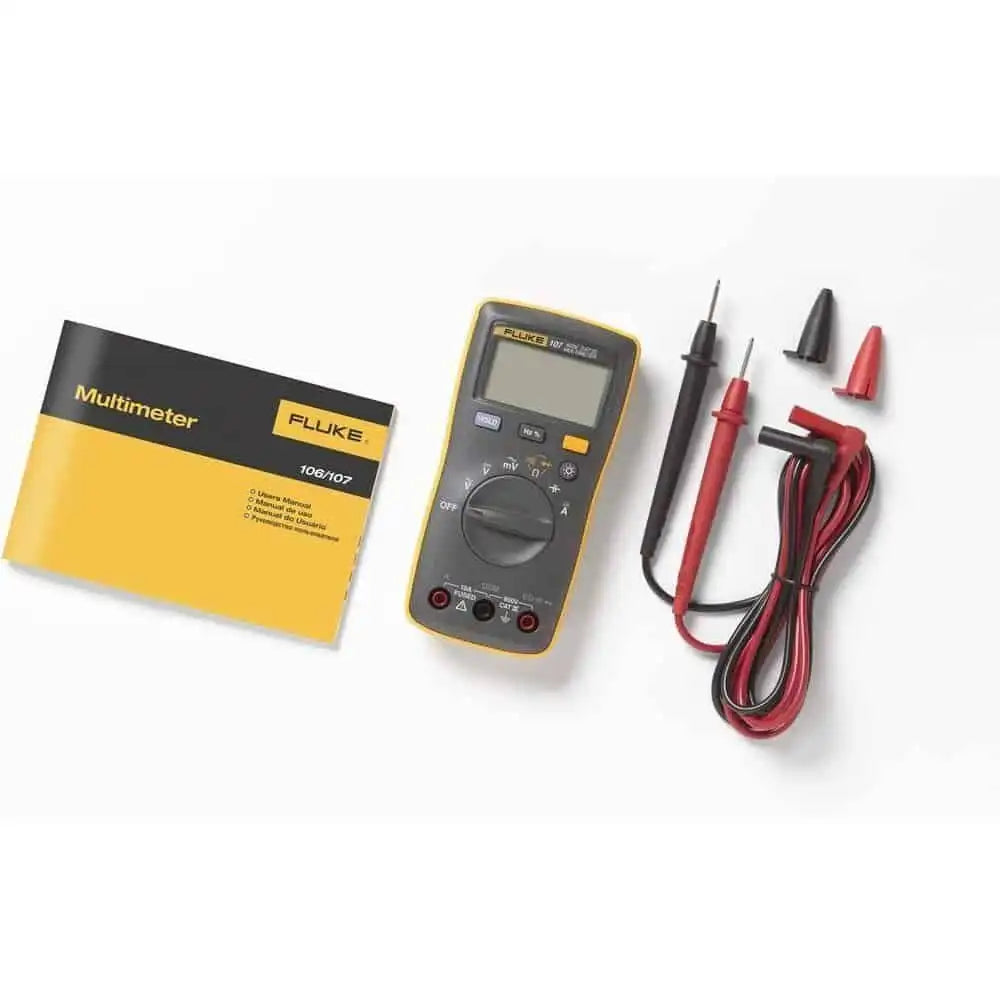 Fluke Palm-Sized Digital Multimeter, Cat III 600V, 10A – SKU: 107