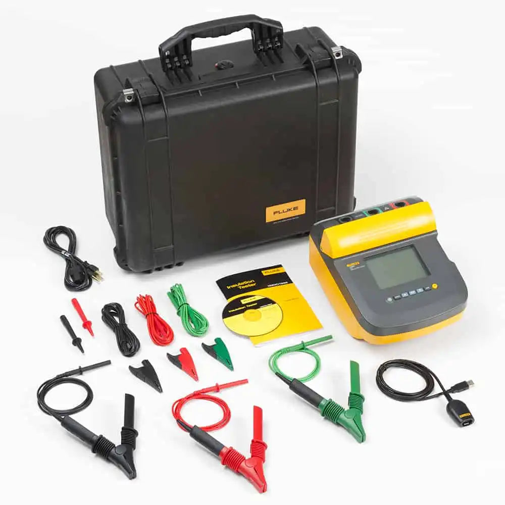 Insulation Resistance Tester Kit – CAT IV 600V, 250V–5000V (Model 1550C/Kit)