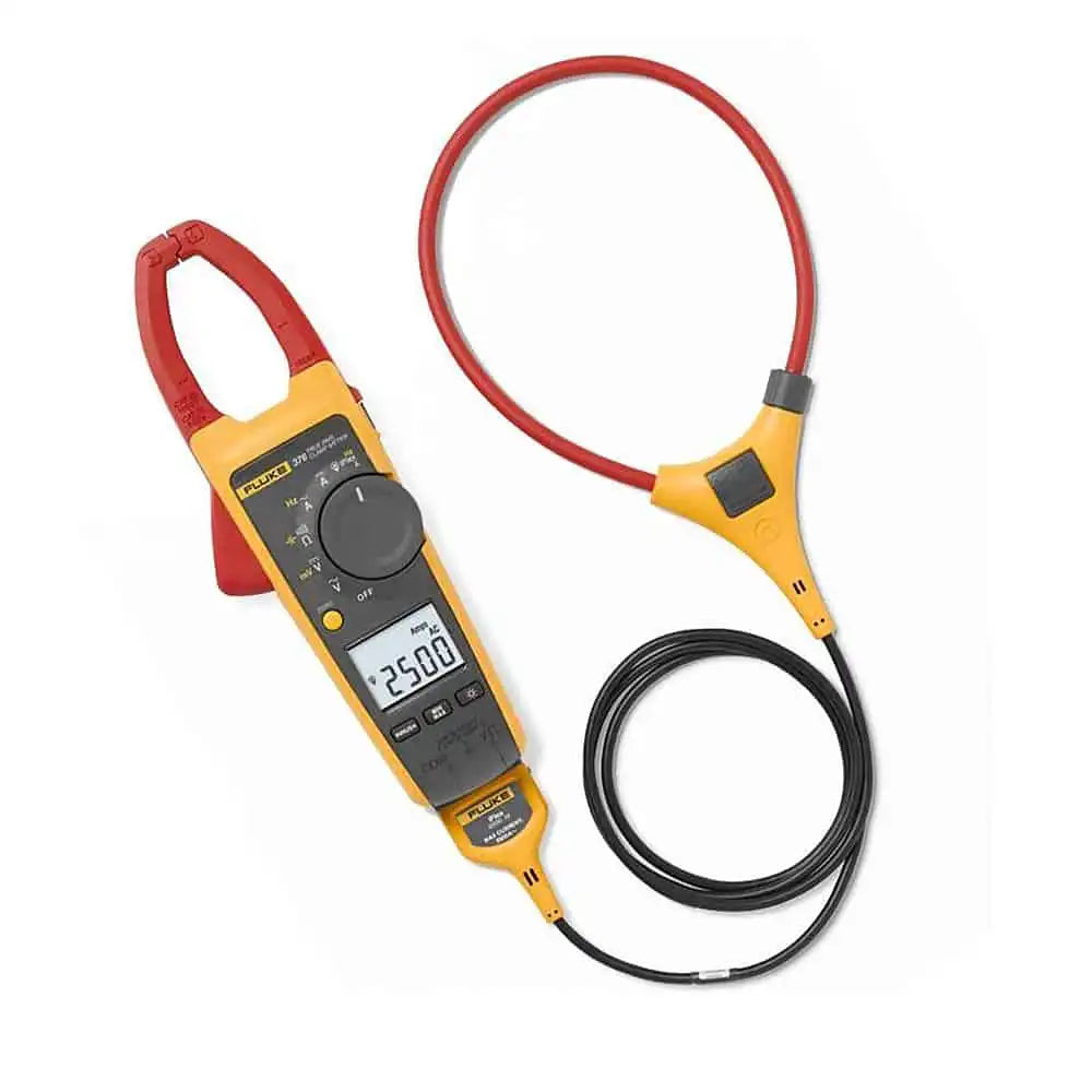True RMS AC/DC Clamp Meter – 2500A, iFlex Probe, 34mm Jaw, CAT III 1000V (Model 376FC)