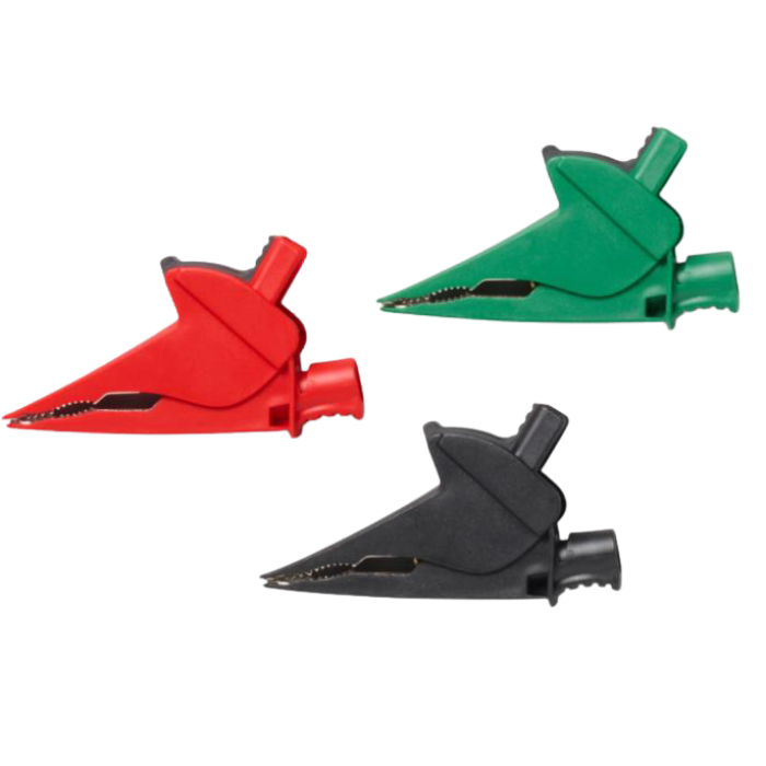 Fluke AC385-RGB Alligator Clip Set CATIII 1500V