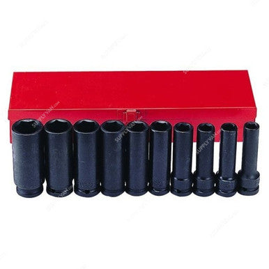 Force Impact Deep Socket Set, 4107S, 10PCS