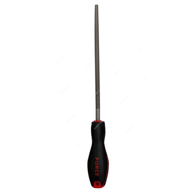 Force Round File, 5056P3, Stainless Steel, 8 Inch Length