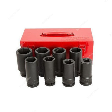 Force Impact Deep Socket Set, 6081D, 8 Pcs/Set