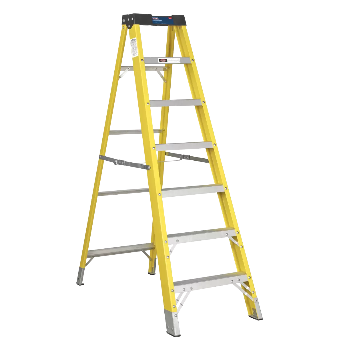 Sealey Fibreglass Step Ladder 6 Tread