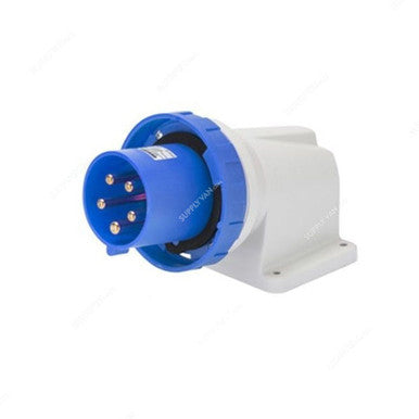 Gewiss 90 Deg Surface Mounting Socket Inlet, GW61448, IP67, 63A, 2P+E
