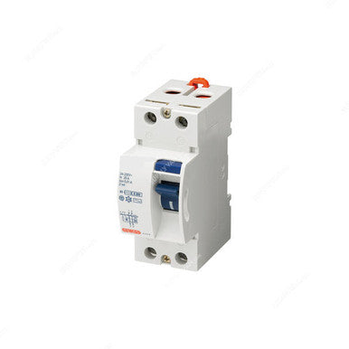 Gewiss Residual Current Circuit Breaker, GW94791, 63A, 2P, White