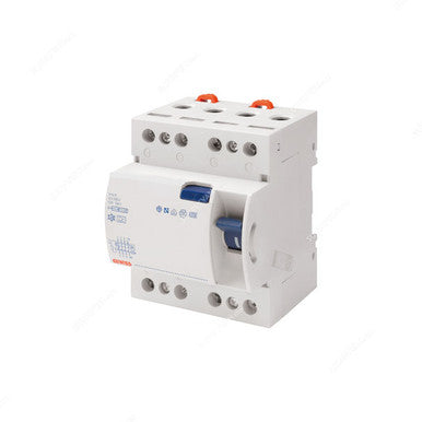 Gewiss Residual Current Circuit Breaker, GW94759, 63A, 4P, White