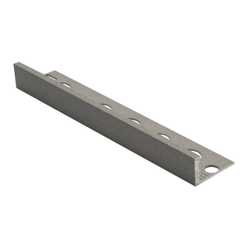 Genesis Textured Granite Straight Edge Aluminium Tile Trim ESA 2.5m