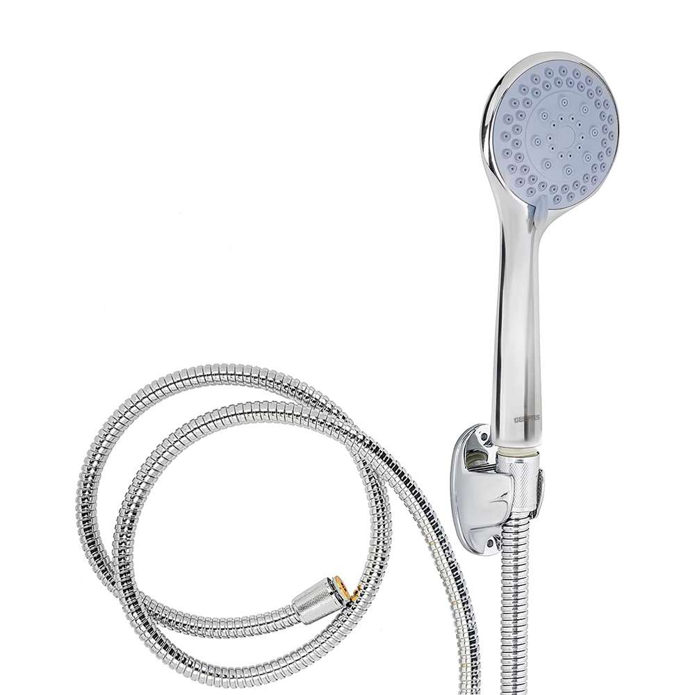 Geepas 5 Function Hand Shower with Rainfall, Circular & Power Massage Spray, Used for Bathrooms