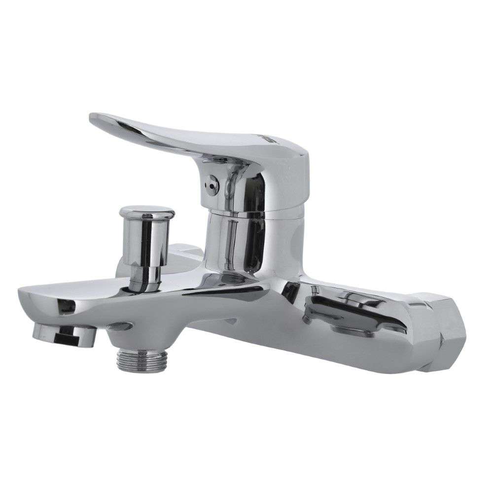 Geepas Onyx Series Single Lever, Bath-Shower Mixer with Waterfall Tub Filler & Hand Shower