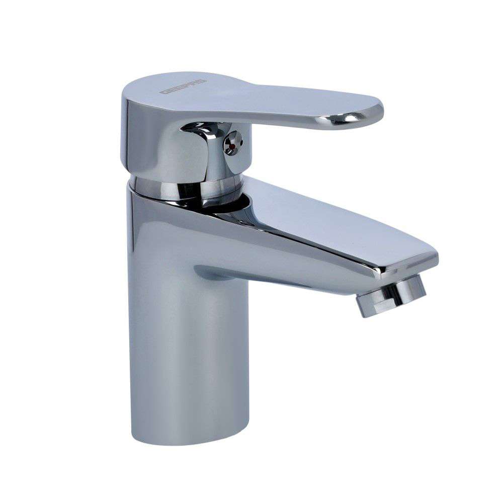 Geepas Liwa Series Single Lever, Wash Basin Mixer with Chrome Plated Brass Body