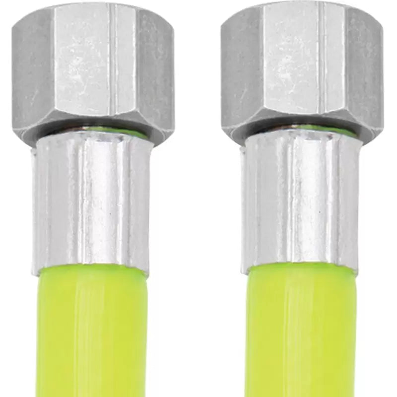 Hose Assembly Yellow High Visibility 20m of 10mm i/d Hose Rp 1/4 Swivel