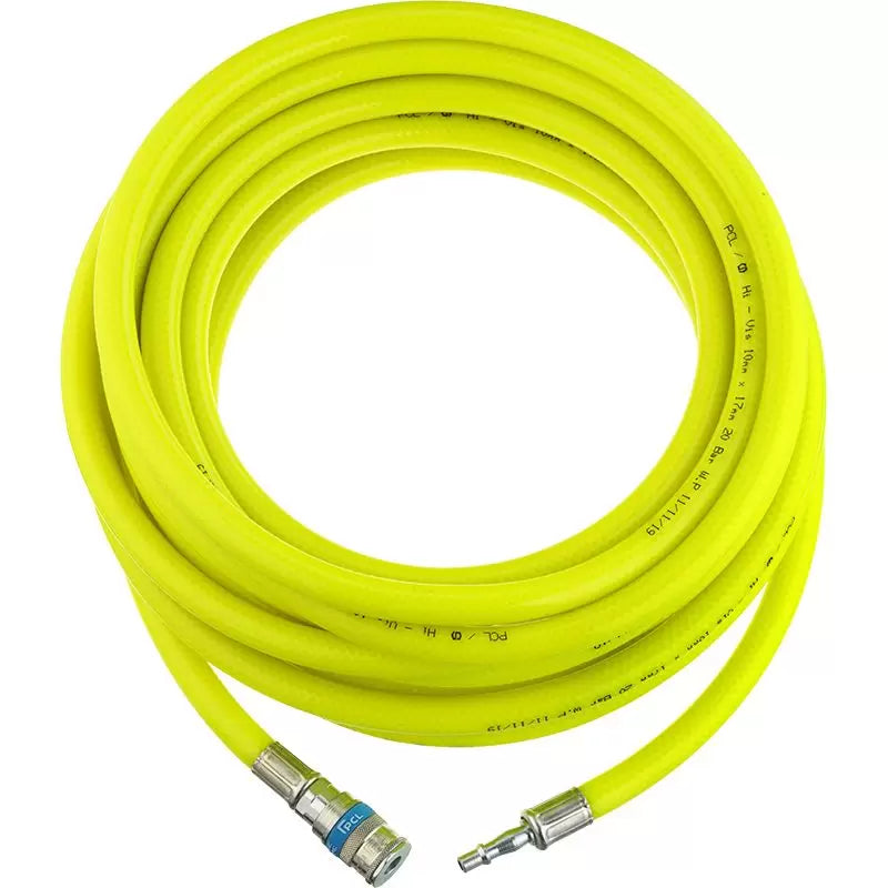 Hose Assembly Yellow High Visibility 20m of 10mm i/d Hose