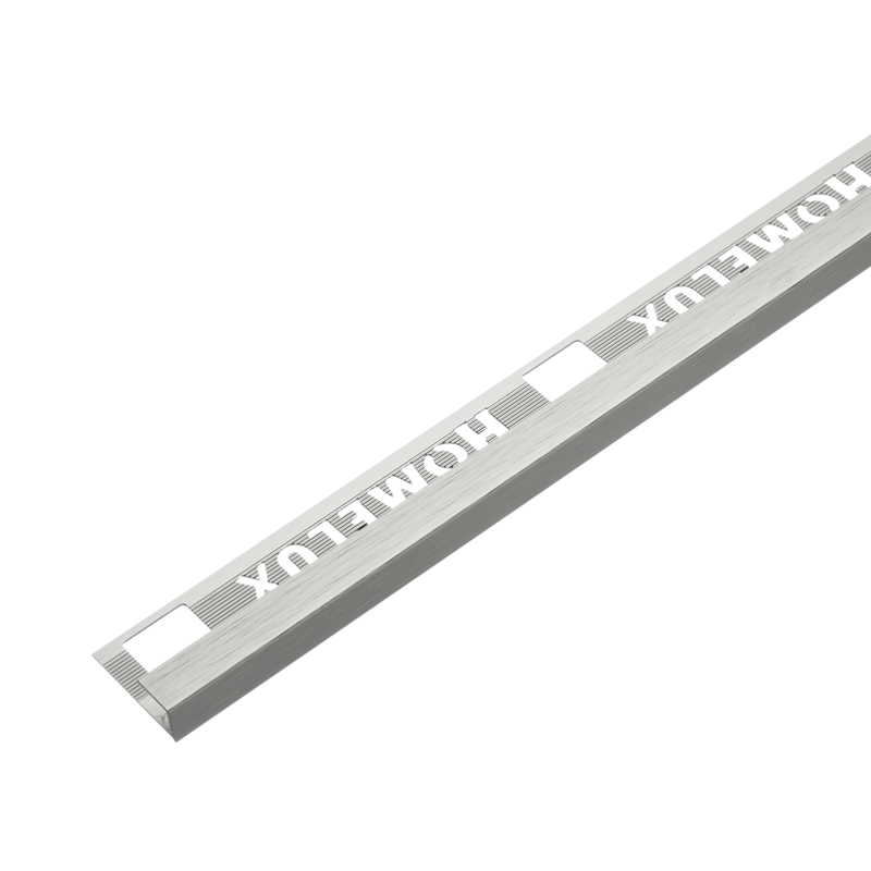 Homelux Stainless Steel Straight Edge Outdoor Tile Trim 2.5m