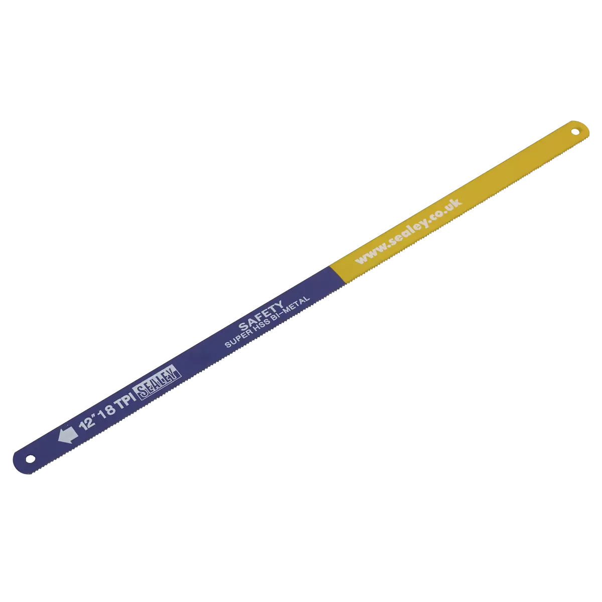 Sealey - HSB0218 - HSS Bi-Metal Hacksaw Blade 18tpi 300mm - Pack of 2