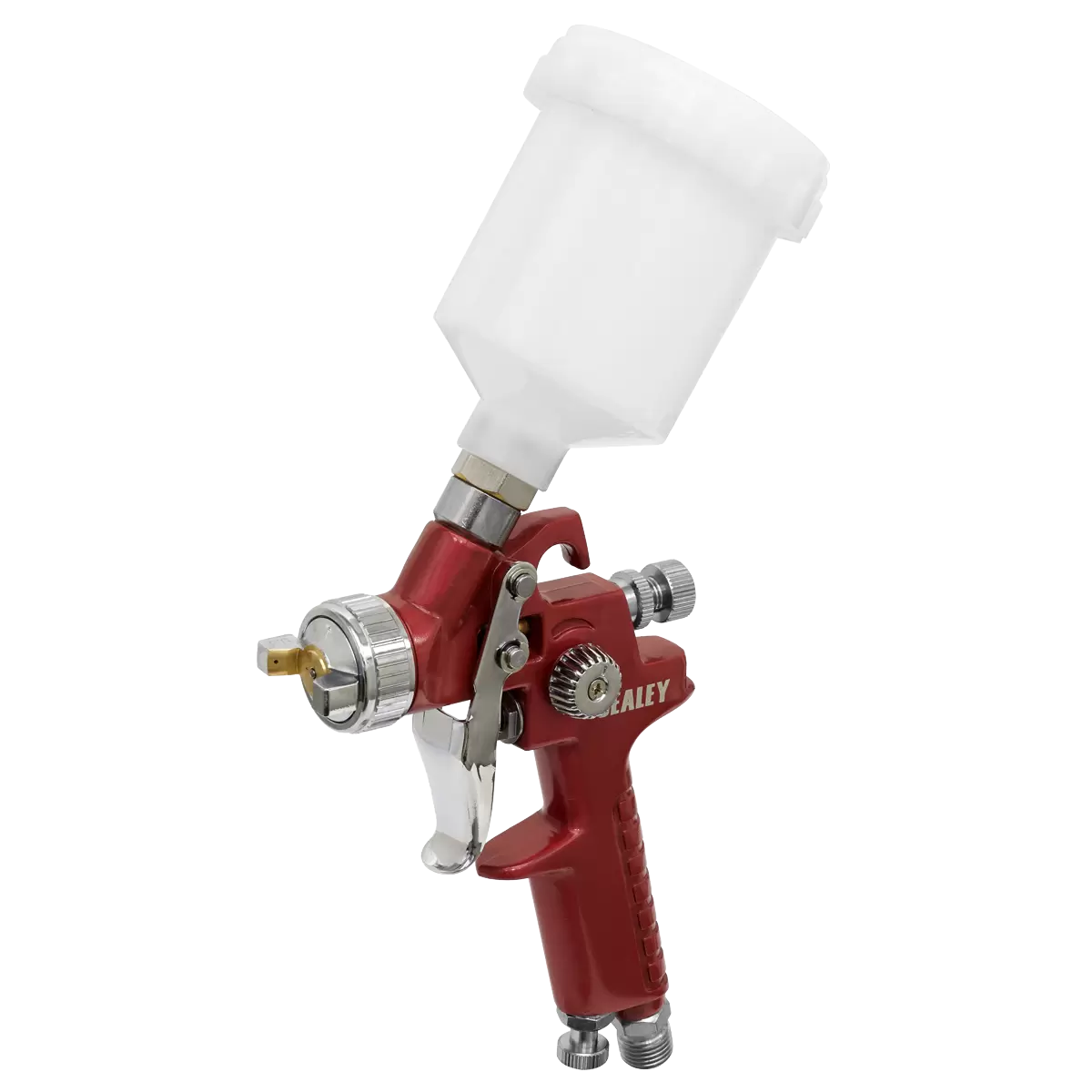 Sealey - HVLP731 - Workshop Series HVLP Gravity Feed Touch-Up Spray Gun 0.8mm Set-Up
