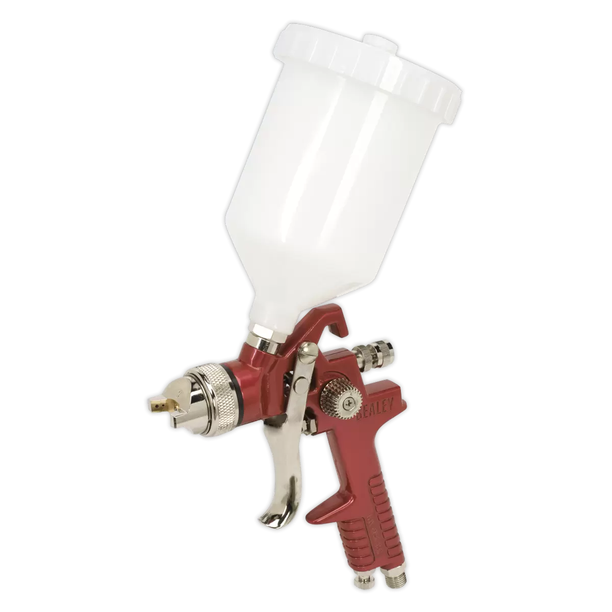 Sealey - HVLP741 - Workshop Series HVLP Gravity Feed Spray Gun 1.3mm Set-Up