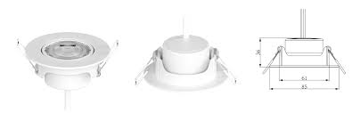 Ecolink ESL052 070 6.5W 65K WH WV RD Spot Lights