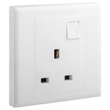 Legrand Eloe - 1 gang British Standard 13A single pole switched socket
