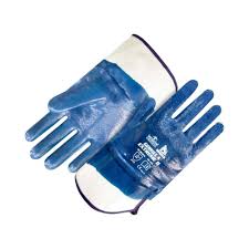 Empiral Gorilla Extreme I Nitrile Palm Gloves with Safety Cuff, XL Size, 1 Pair, Used for Heavy Handling - Blue