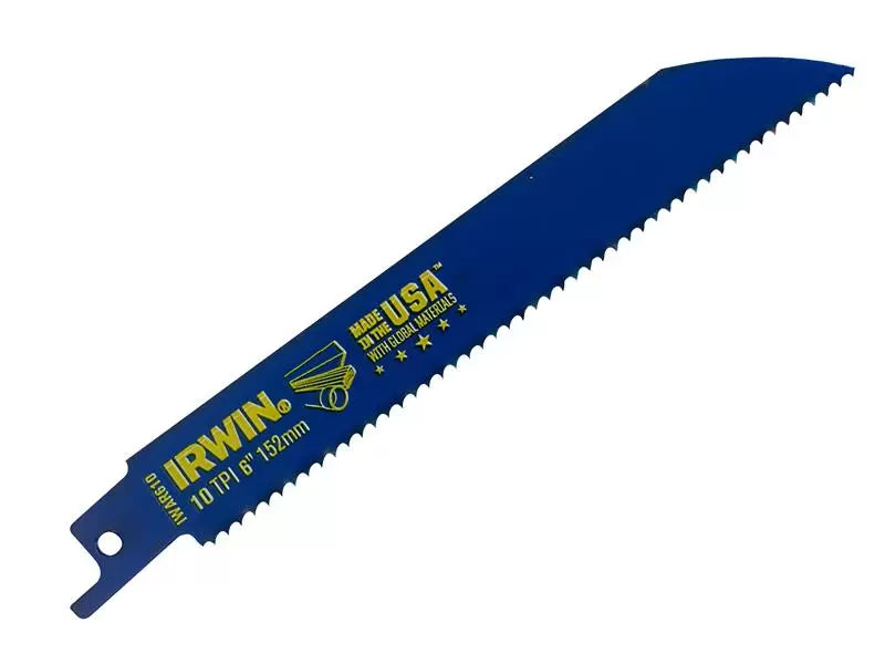 Irwin 610R Sabre Saw Blade Metal & Wood Cutting 150mm Pack of 5