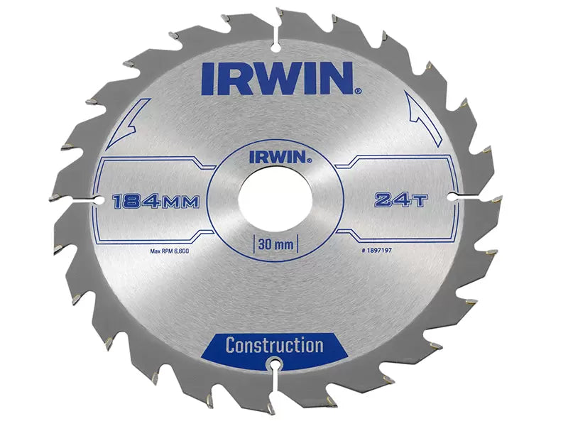 Irwin Circular Saw Blade 184mm