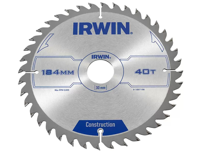 Irwin Circular Saw Blade 184mm