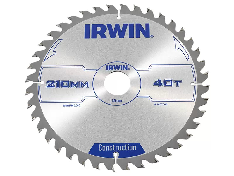 Irwin Circular Saw Blade 210mm
