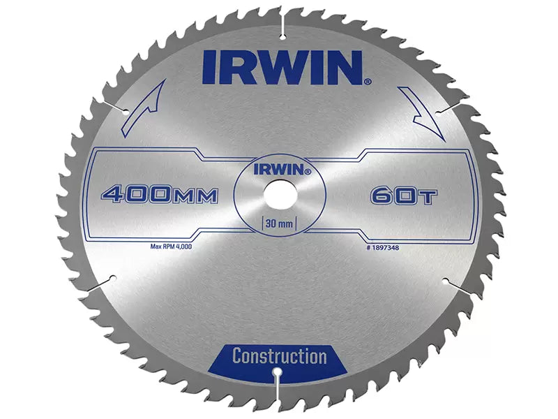 Irwin Table & Mitre Saw Blade 400mm