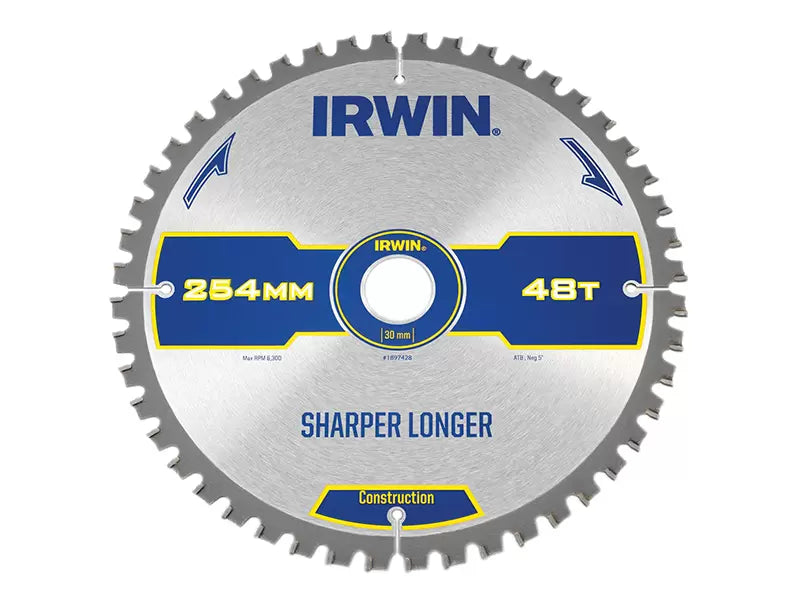 Irwin Mitre Circular Saw Blade 254mm