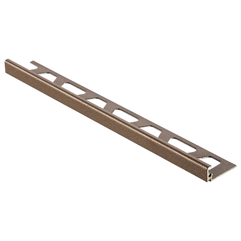 Schluter JOLLY TRENDLINE-TSB Straight Edge Textured Natural Beige Aluminium Tile Trim 2.5m