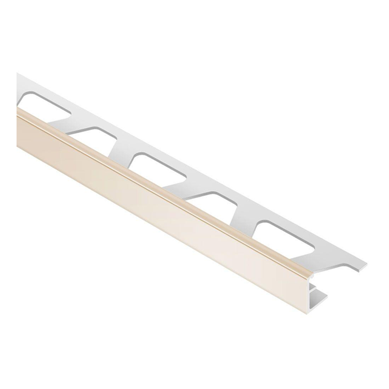 Genesis Square Edge Polished Gold Stainless Steel 304 Grade Tile Trim EQQ 2.5m