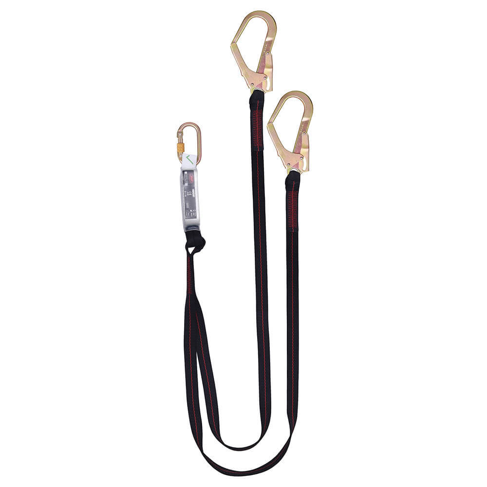 JSP Spartan Twin Fall Arrest Lanyard 2m