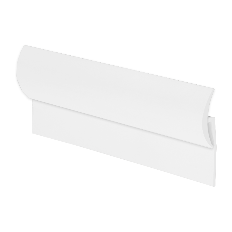 Genesis Plastic Edging Capping Strip White KCS01 2.0m