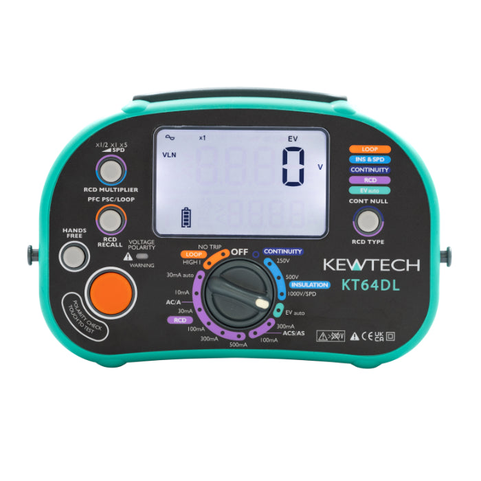 Kewtech KT64DL Multifunction Tester