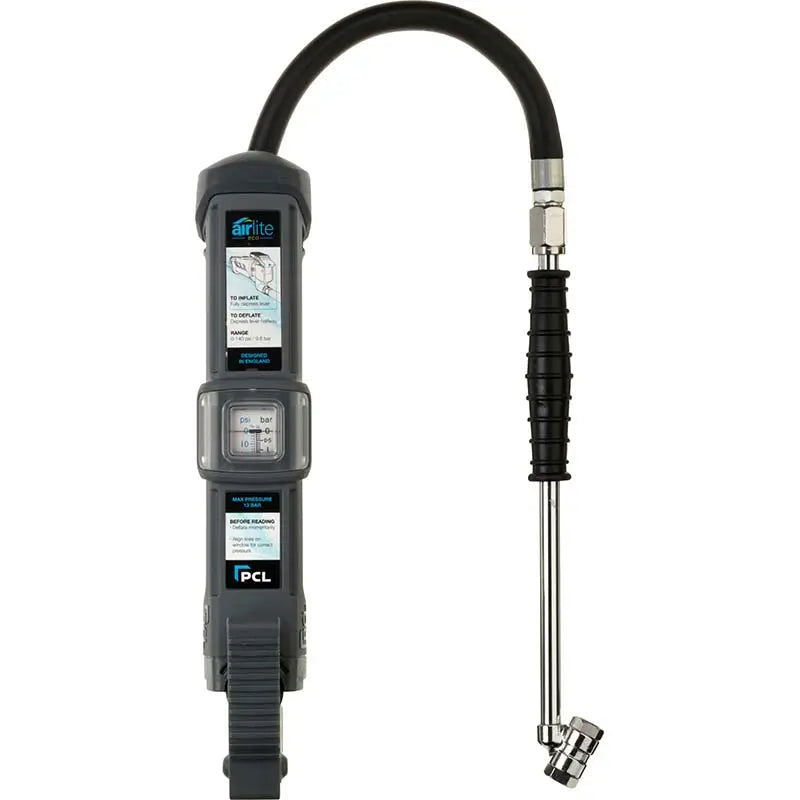 PCL LAG1H03 - airlite eco Tyre Inflator 0.4m Hose Twin Hold-on Connector