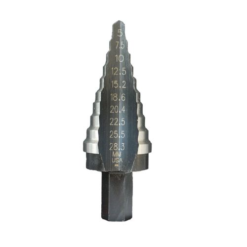 IRWIN 10502855 Step Drill Bit 10 Hole Sizes 5-28mm