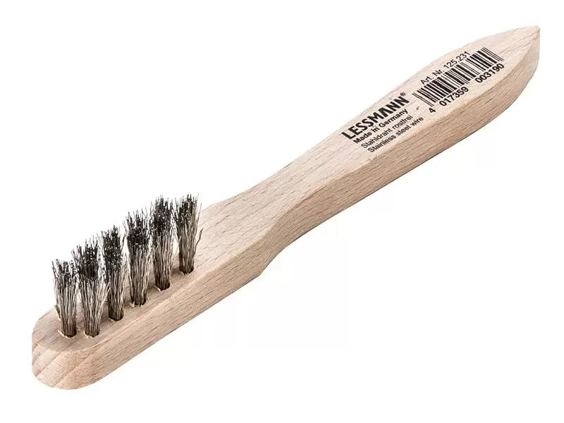 Lessmann - LES125241 - Spark Plug Brush 3 Row Stainless Steel Wire