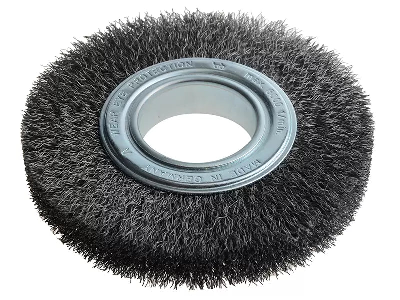Lessmann - LES345162 - Wheel Brush D150mm x W23-25 x 50 Bore Steel Wire 0.30 + Adaptors Set 3