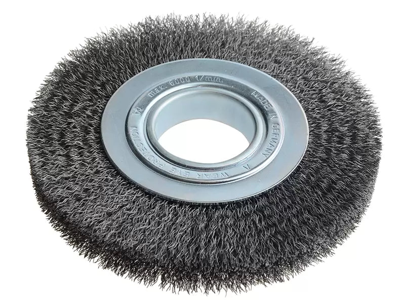 Lessmann - LES355162 - Wheel Brush D178mm x W23-25 x 50 Bore Steel Wire 0.30 + Adaptors Set 3