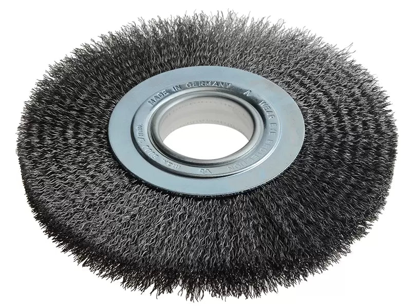 Lessmann - LES365172 - Wheel Brush D200mm x W24-27 x 50 Bore Steel Wire 0.35 + Adaptors Set 3