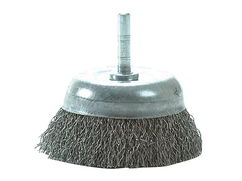 Lessmann - LES43013307 - DIY Cup Brush with Shank 75mm, 0.35 Steel Wire