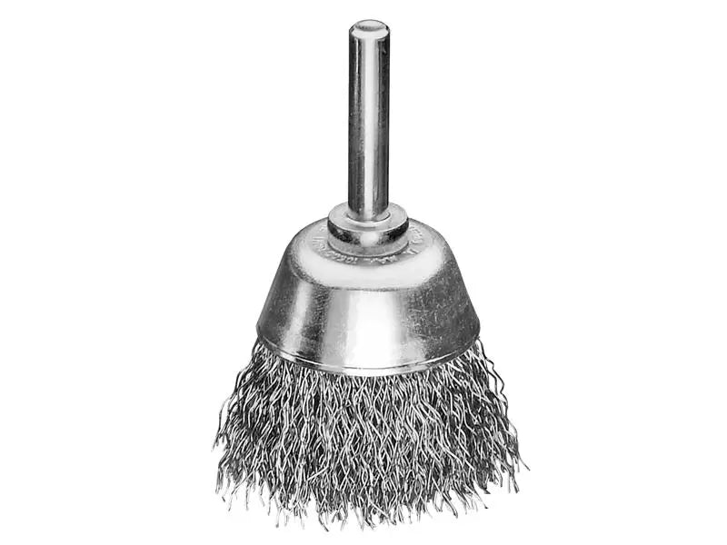 Lessmann - LES435162 - Cup Brush with Shank D50mm x H20mm, 0.30 Steel Wire
