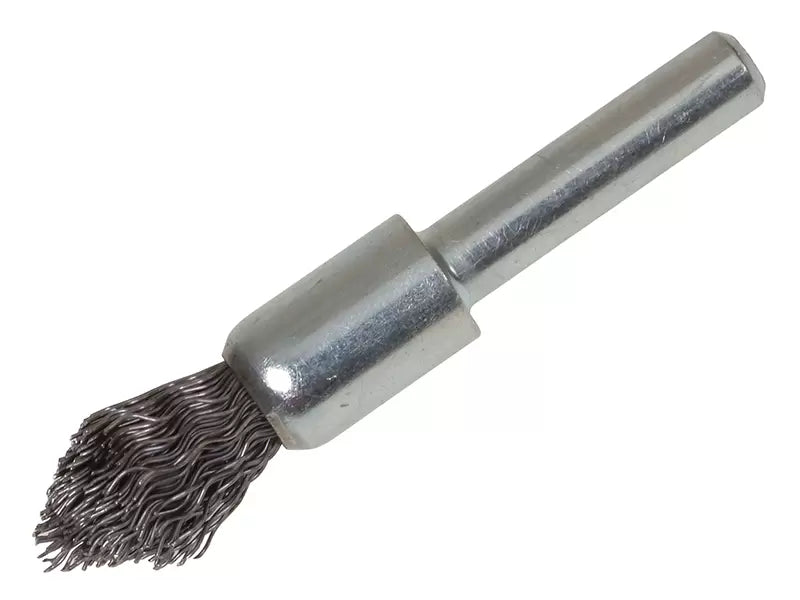 Lessmann - LES451162 - Pointed End Brush with Shank 12/60 x 20mm, 0.30 Steel Wire