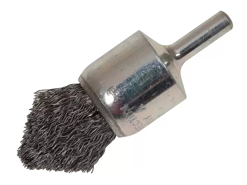Lessmann - LES453162 - Pointed End Brush with Shank 23/68 x 25mm, 0.30 Steel Wire